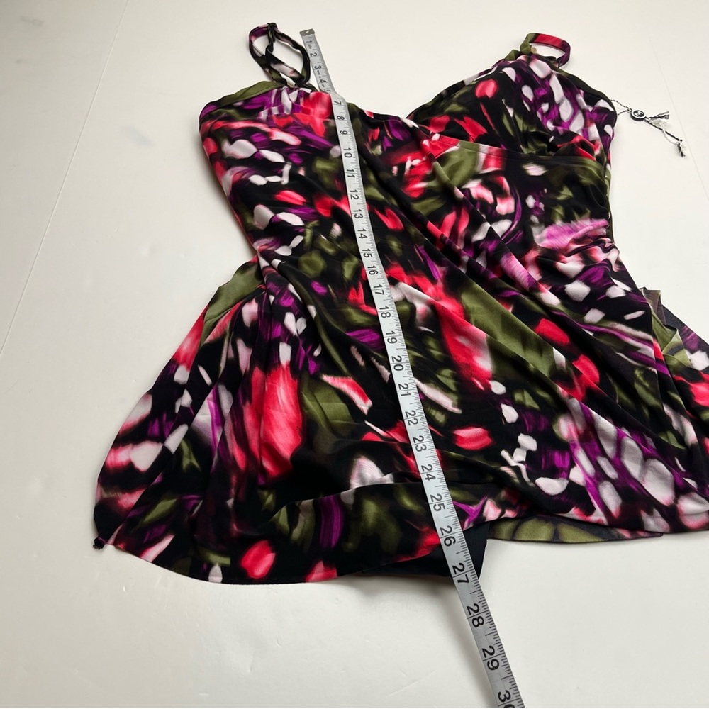 Magicsuit Womens Flutter Willow V-Neck Swimdress Size 14 One Piece Swimsuit NWOT - Picture 6 of 13